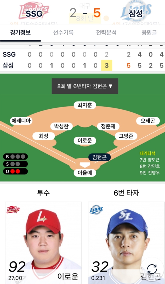 삼성이  너무 잘하네요